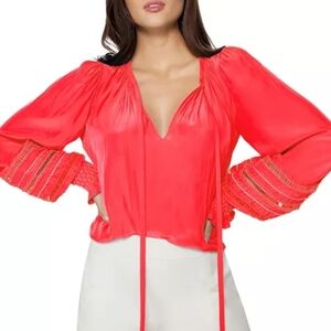 Ramy Brook Henri Embroidered Blouse